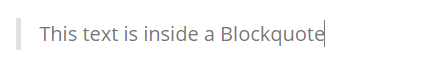 Blockquotes in Markdown